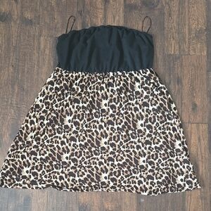 Stylish Leopard Print Women's Dress
